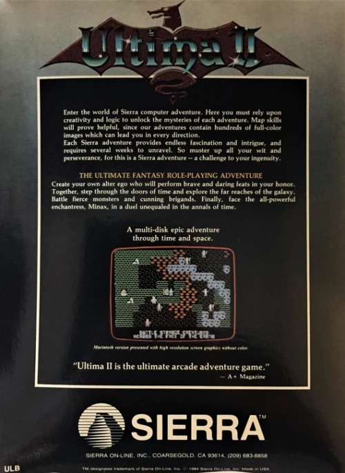 Large scan of the game box