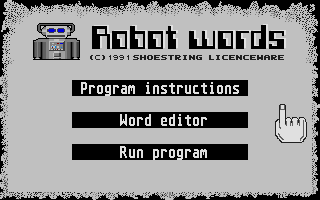 Thumbnail of other screenshot of Robot Words