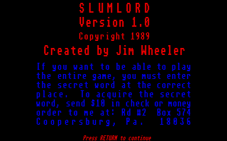 Thumbnail of other screenshot of Slumlord