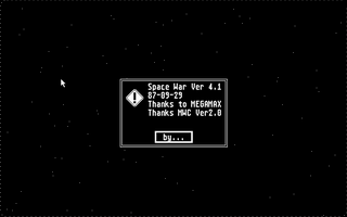 Screenshot of Space War