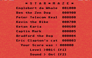 Thumbnail of other screenshot of Star Maze