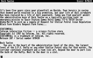 Thumbnail of other screenshot of Stationfall