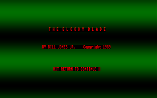 Thumbnail of other screenshot of Bloody Blade, The