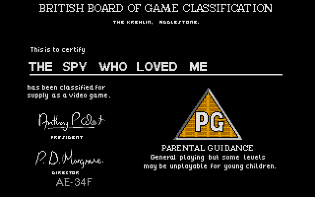 Thumbnail of other screenshot of Spy Who Loved Me, The