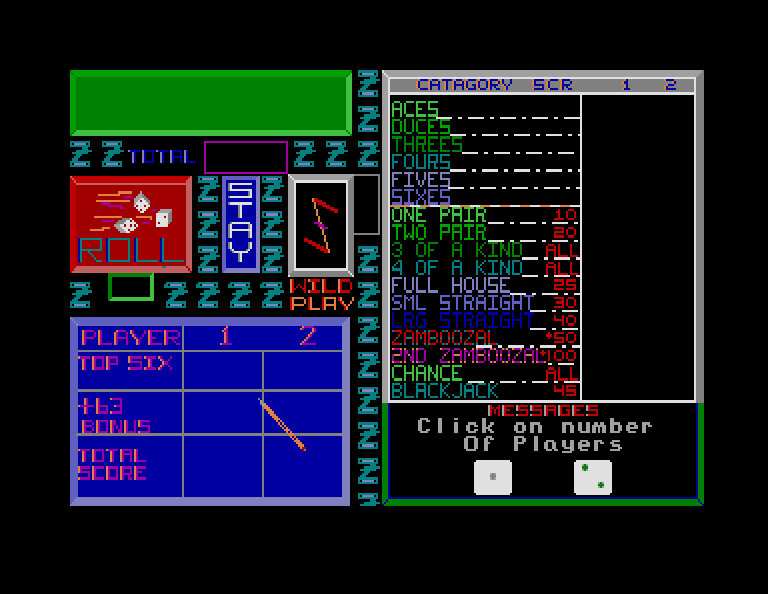 Thumbnail of other screenshot of Zamboozal Poker Dice