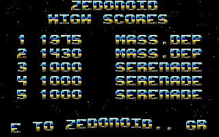 Thumbnail of other screenshot of Zedonoid