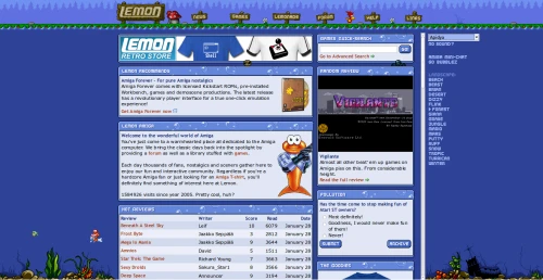 Screenshot of link Lemon Amiga