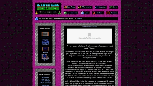 Screenshot of link Dazeland