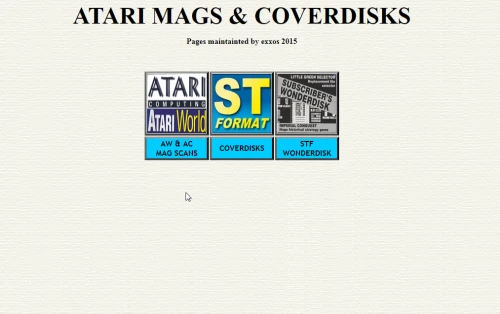 Screenshot of link Atari Mags & Coverdisks