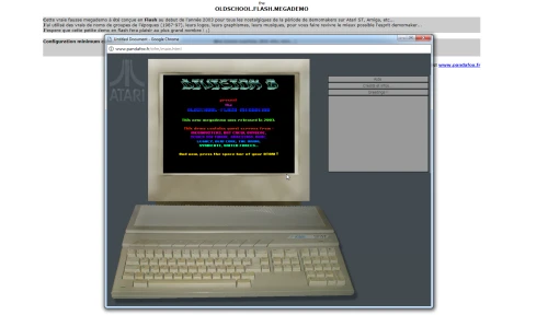Screenshot of link Old School Mega Flesh Demo