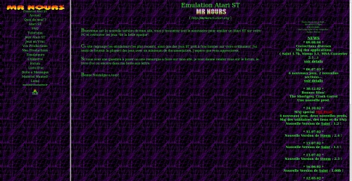 Screenshot of link MR NOURS