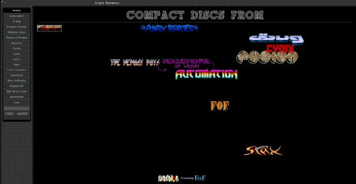 Screenshot of link Mr. Sam's Atari ST site