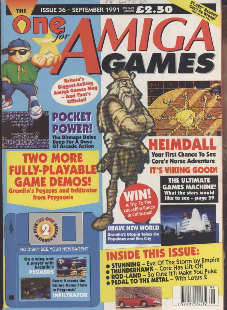 Cover for The One 36 (Sep 1991)