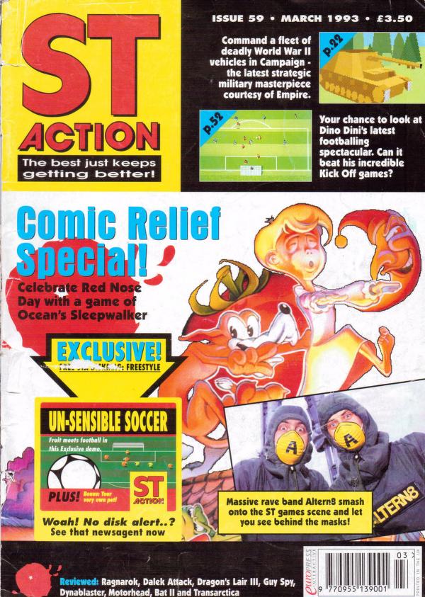 Cover for ST Action 59 (Mar 1993)