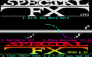 Screenshot of disk