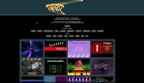 Screenshot of website WAB/CODEF