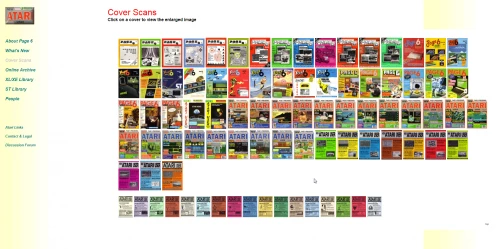 Screenshot of website Page 6 Magazine